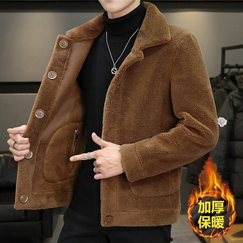 Fleece Parka Reversible Furr Coat Men