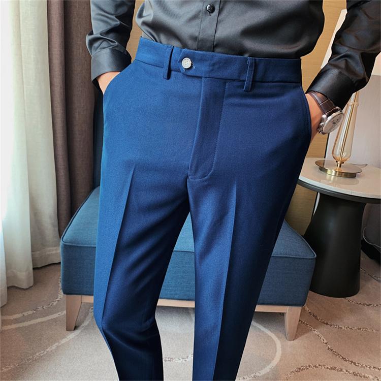 Royal Blue Italian Fabric Formal Pants – Italianvega®