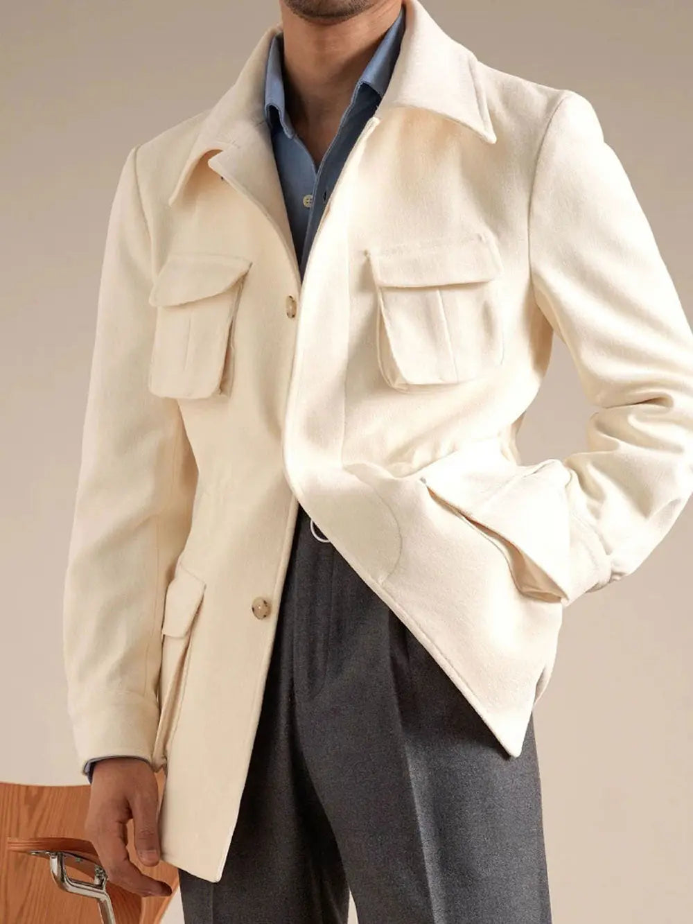 Vintage Chenille Hunting Jacket - Slim Fit Jacket by Italian Vega