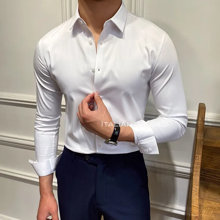 Italian Premium White Korean Style Shirt