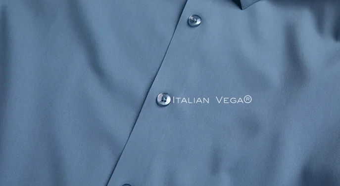 Italian Premium Greyish Blue Satin Cotton Shirt