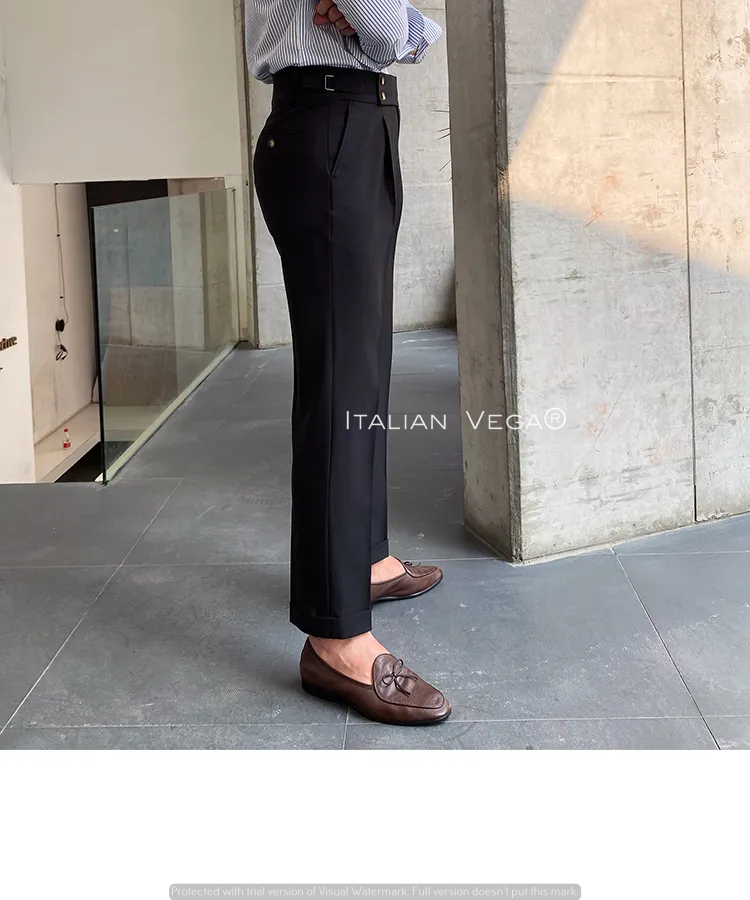 Signature Buttoned Gurkha Pants By Italian Vega™