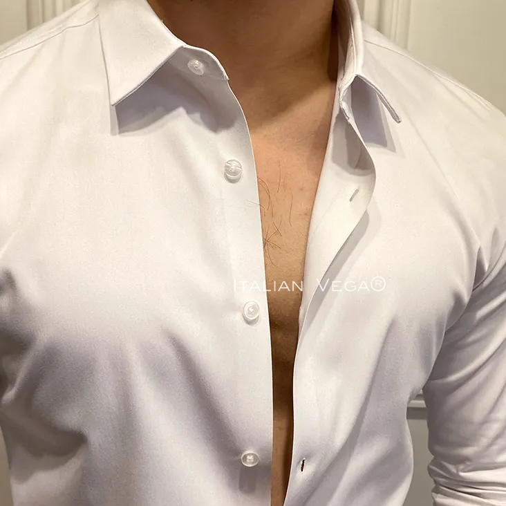 Italian Premium White Korean Style Shirt