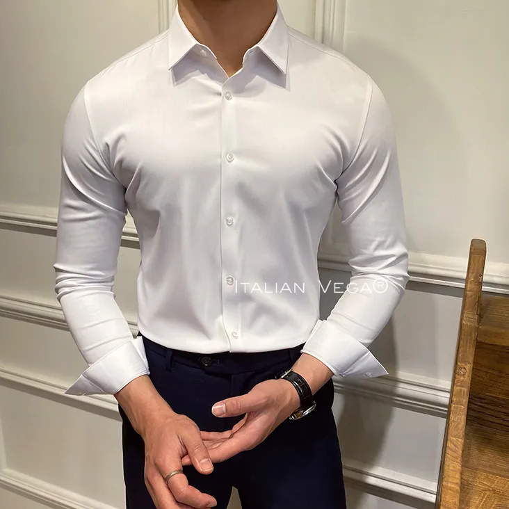 Italian Premium White Korean Style Shirt