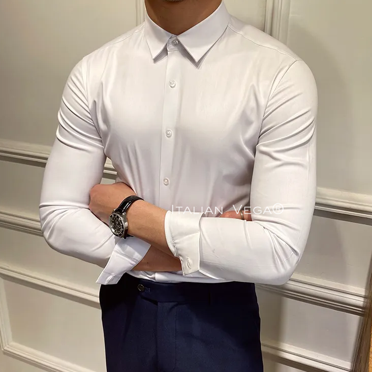 Italian Premium White Korean Style Shirt