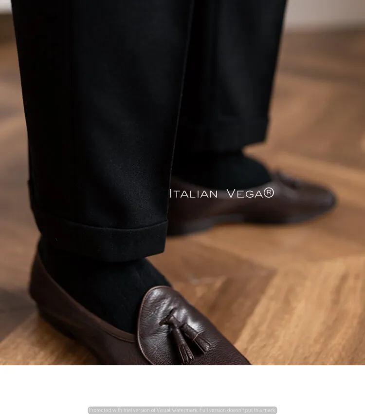 Italian Black Signature Gurkha Pants by Italian Vega®