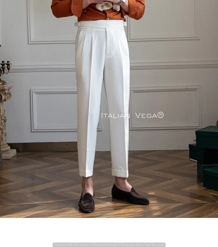 Classic Buckle Gurkha Pants by Italian Vega™