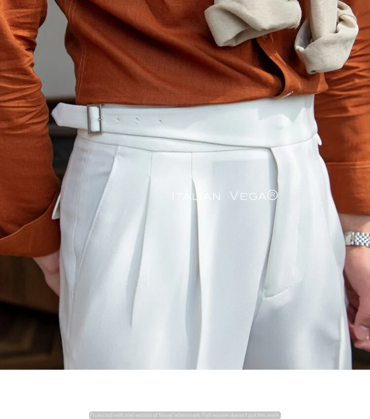 Classic Buckle Gurkha Pants by Italian Vega™