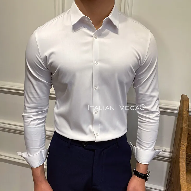 Italian Premium White Korean Style Shirt