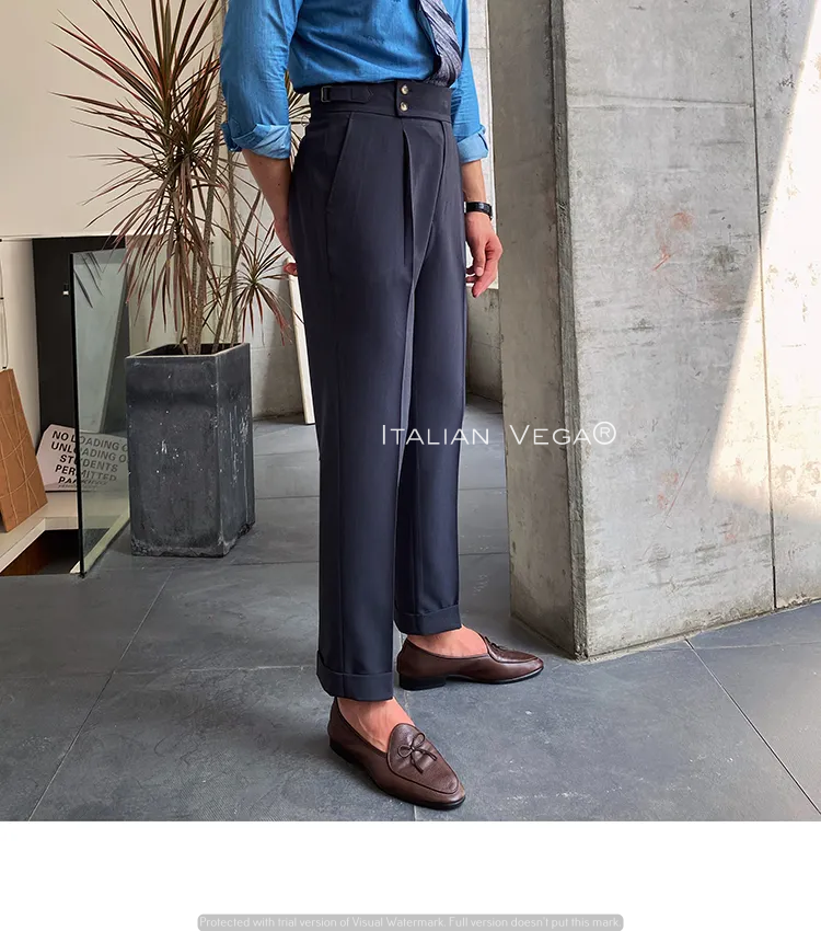 Signature Buttoned Gurkha Pants By Italian Vega™