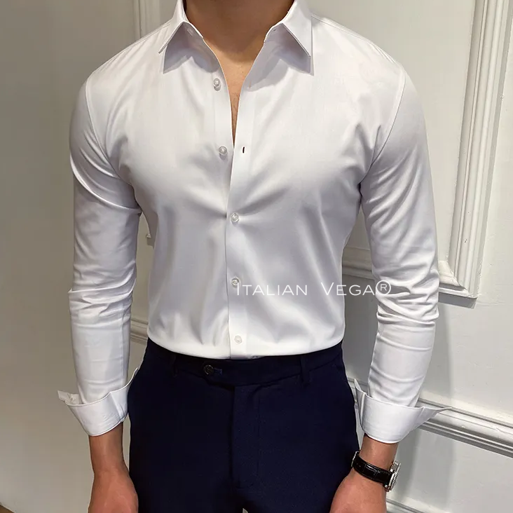 Italian Premium White Korean Style Shirt