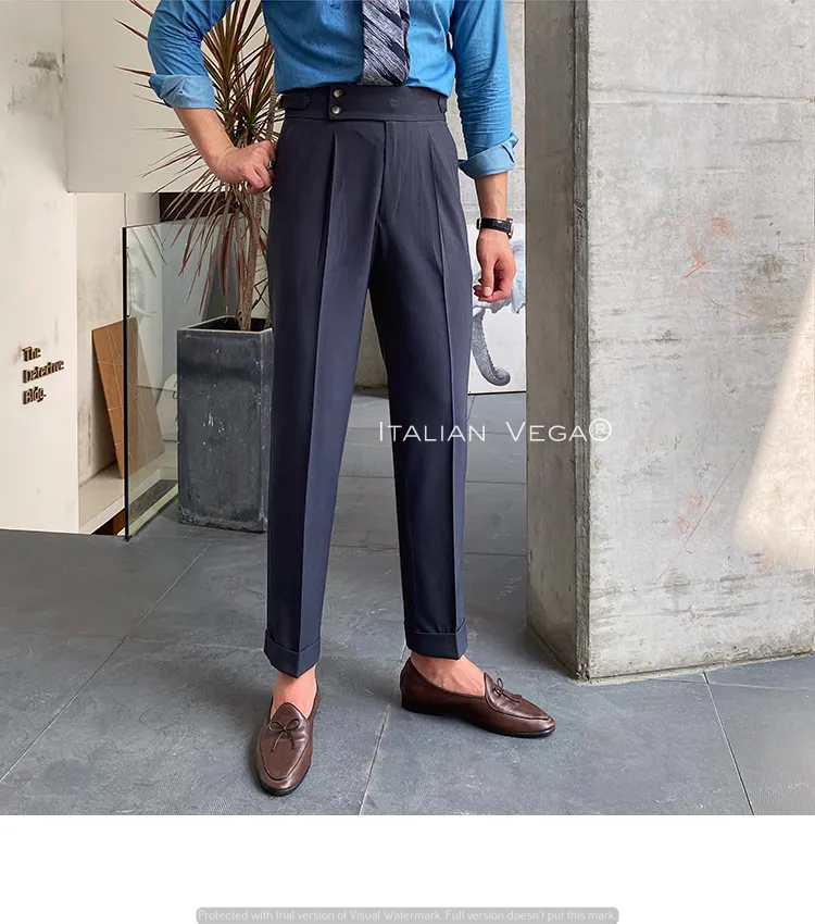 Signature Buttoned Gurkha Pants By Italian Vega™