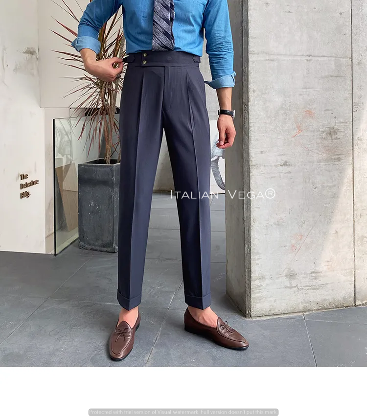 Signature Buttoned Gurkha Pants By Italian Vega™