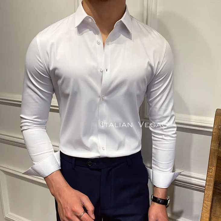 Italian Premium White Korean Style Shirt