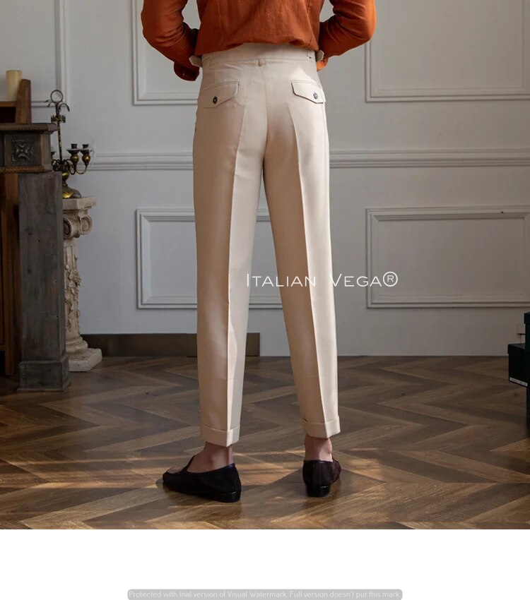 Classic Buckle Gurkha Pants by Italian Vega™