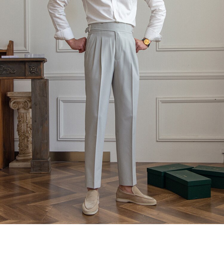 Classic Buckle Gurkha Pants by Italian Vega™