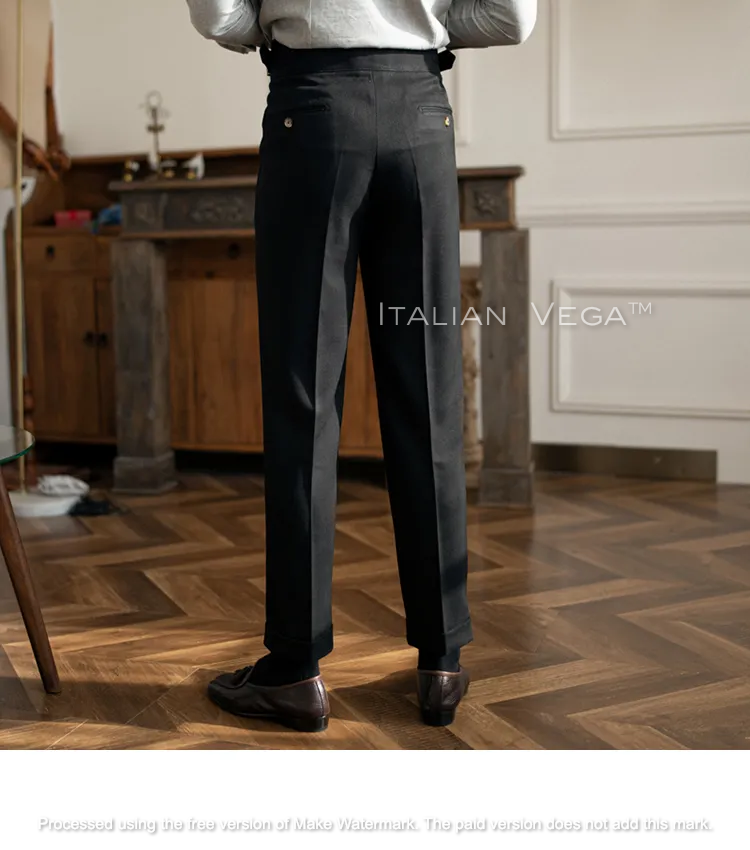 Classic Buckle Gurkha Pants by Italian Vega™