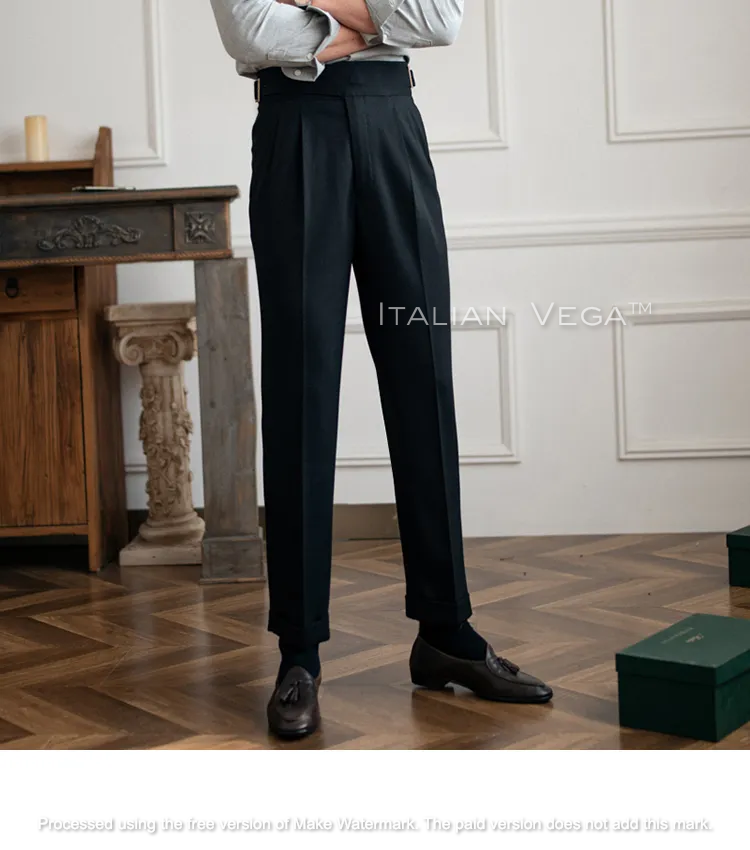 Classic Buckle Gurkha Pants by Italian Vega™