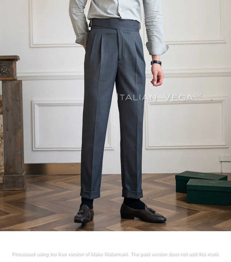 Classic Buckle Gurkha Pants by Italian Vega™