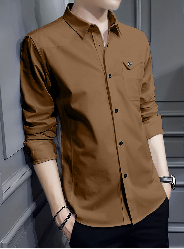 Italian Vega Premium RFD Brown Shirt