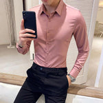 Cotton Silk Premium Pink Shirt by Italian Vega ®