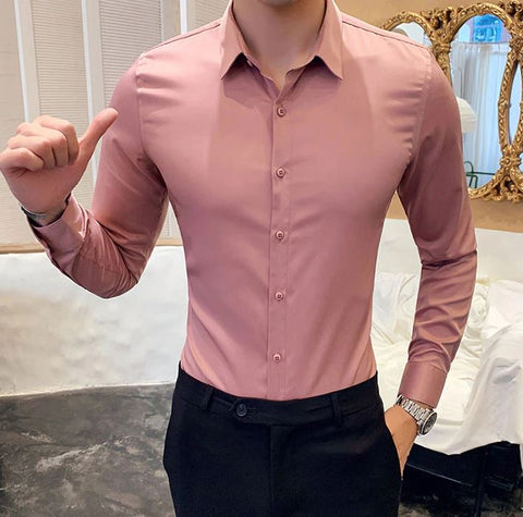 Cotton Silk Premium Pink Shirt by Italian Vega ®