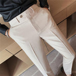 Acadia White Italian Fabric Formal Pants